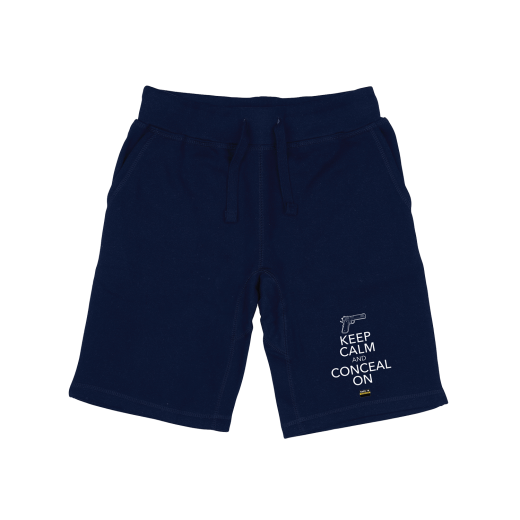 RAPDOM Graphic Conceal On Nvy l Shorts
