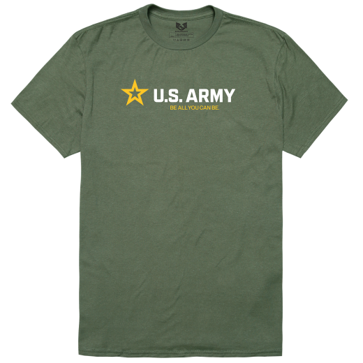 Relaxed Graphic T's, Us Army 38, Olive, M