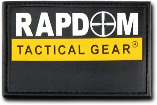 Rapdom Original Rubber Patch (3"X2") - Durable Injection-Molded Design