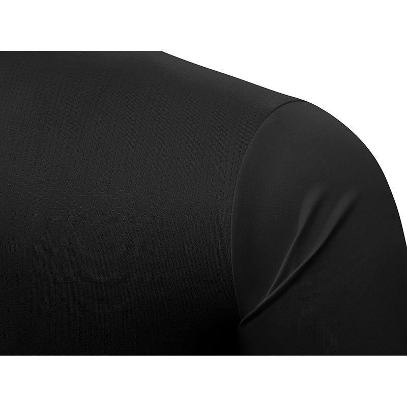 Rdx T2 Black Short Sleeves Sweat-Wicking Gym T-Shirt