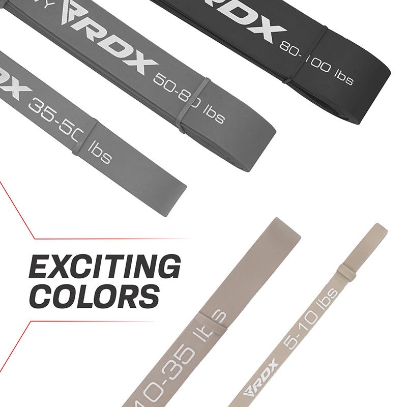 Rdx Mg 5-In-1 Pull Up Assist & Body Stretching Bands For Resistance Training