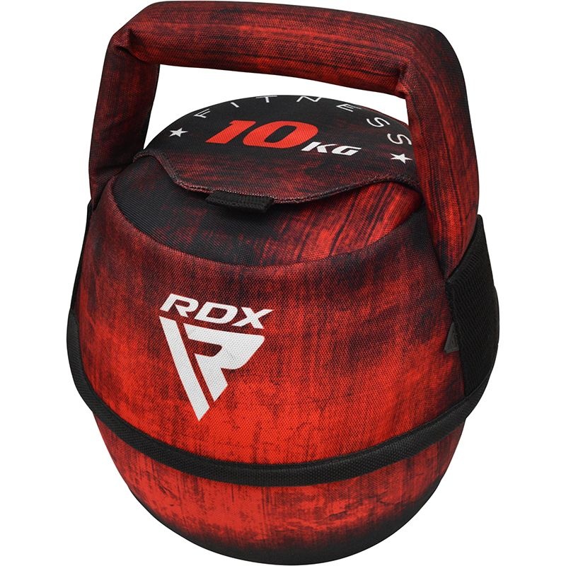 Rdx F1 Red / Black Sand Filled Kettlebell 4-10Kg