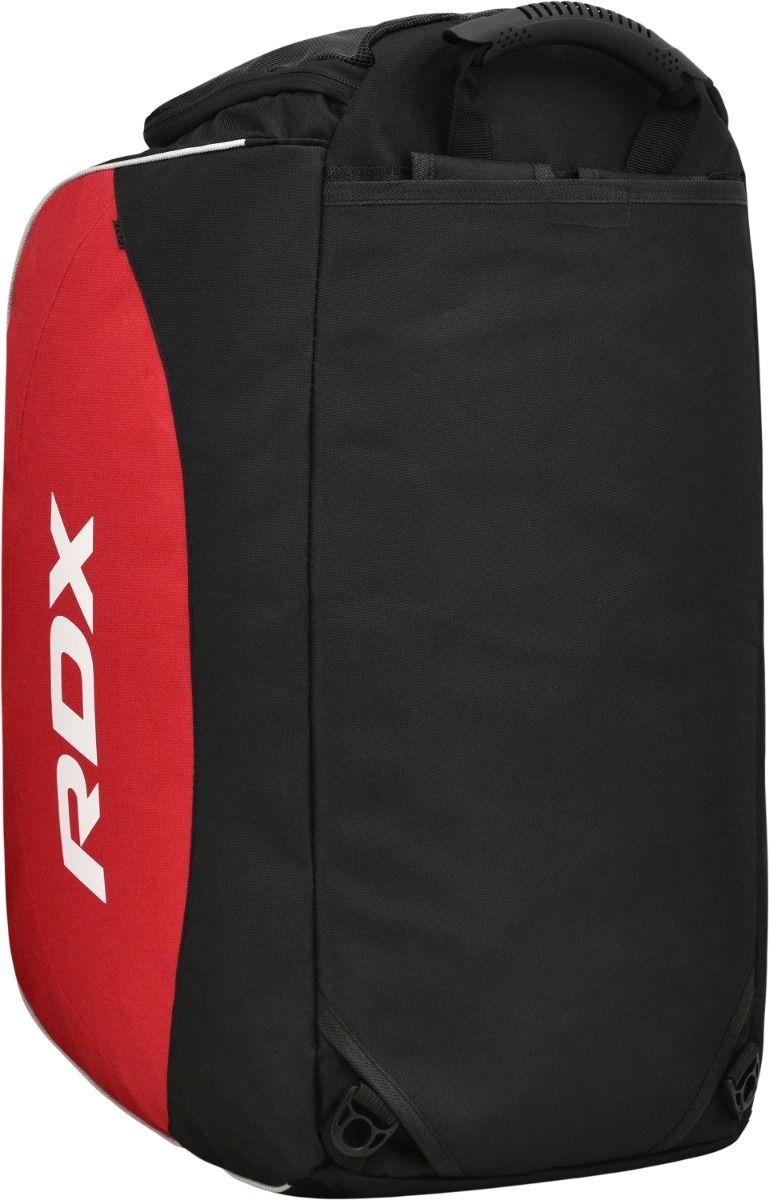 Rdx R1 Gym Kit Duffle Bag - Backpack Straps & Shoes Compartment Red / Black
