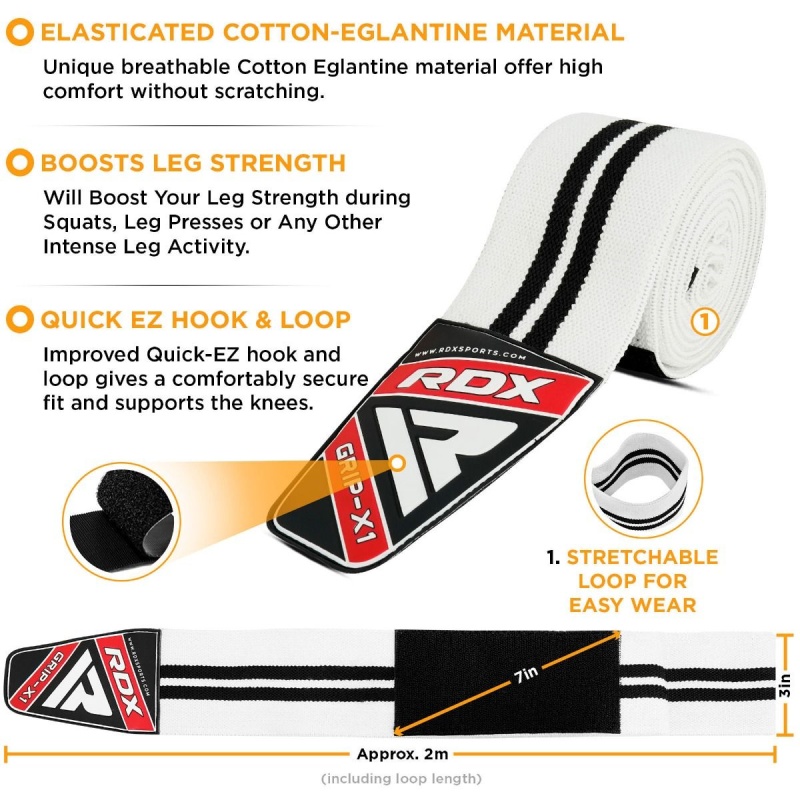 Rdx K1 Ipl & Uspa Approved Knee Wraps For Power & Weight Lifting Gym Workouts