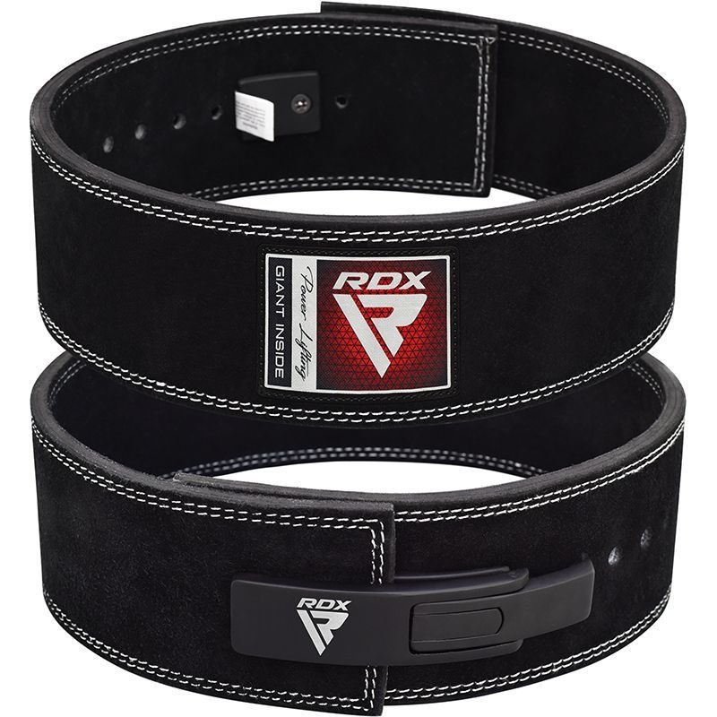 Rdx 4 Inch Ipl / Uspa & World Powerlifting Congress Approved Powerlifting Leather Gym Belt