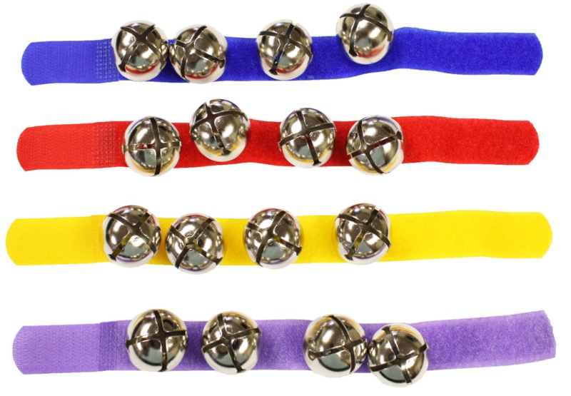 Wrist / Ankle Bells With Colorful Strap