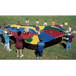 Large Parachute, 12' Diameter by Rhythm Band