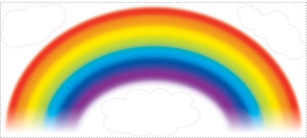 Over The Rainbow Giant Wall Decals