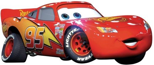 Cars Lightning Mcqueen Giant Wall Decal