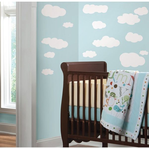 White Clouds Wall Decals
