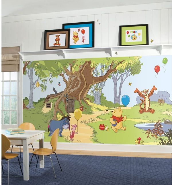 Pooh & Friends Xl Spray And Stick Wallpaper Mural