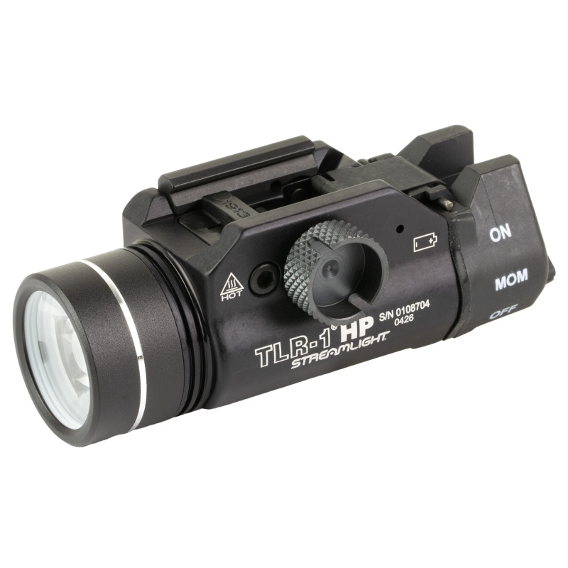 Streamlight, Tlr-1 Hp Long Gun Kit, Weaponlight, 1,000 Lumens, Fits 1913 Rails, Black, Includes Safe Off Remote Door Switch, Remote Pressure Switch, Mounting Clips, And Standard Door Switch