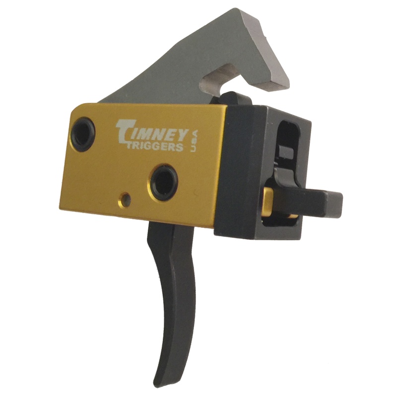 Timney Triggers, Trigger, 3Lb Pull Weight, Curved Shoe, Fits Ar Pcc, Not Adjustable, Black Finish