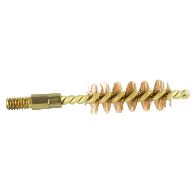 Pro-Shot Products, Bronze Pistol Brush, #8-36 Thread, For 9Mm, Clam Pack