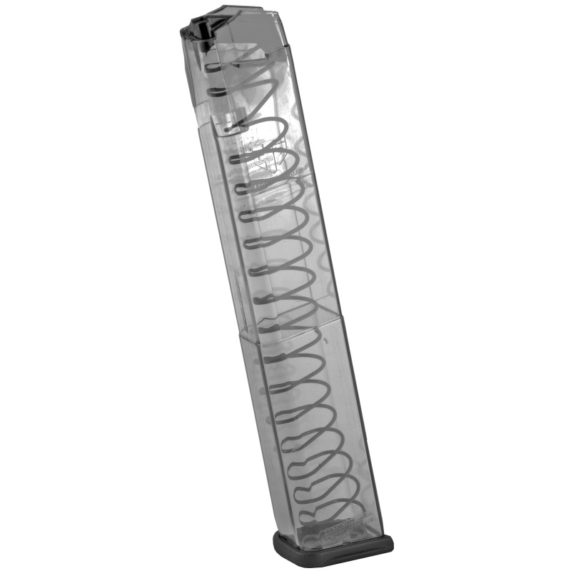 Elite Tactical Systems Group, Elite Tactical Systems Group, Magazine, 40S&W, 10 Rounds, Fits Glock 22/23/27, All Generations, Polymer, Clear