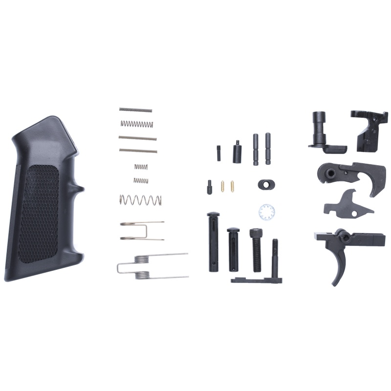 Cmmg, Lower Receiver Parts Kit, 308Win, Black Finish
