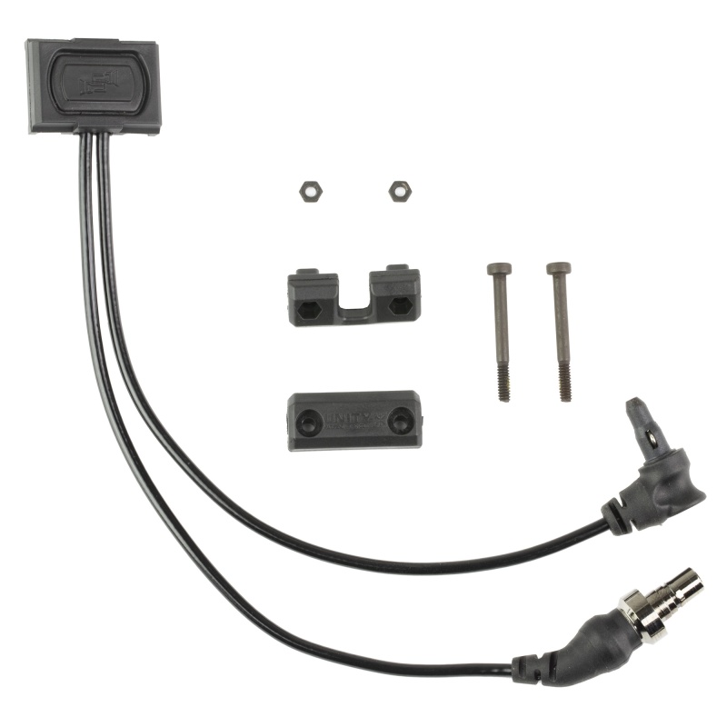 Unity Tactical, Modbutton Lite Sync, 7", Dual Lead Remote Switch For Surefire Scout And Crane Laser, Fits Picatinny, Black