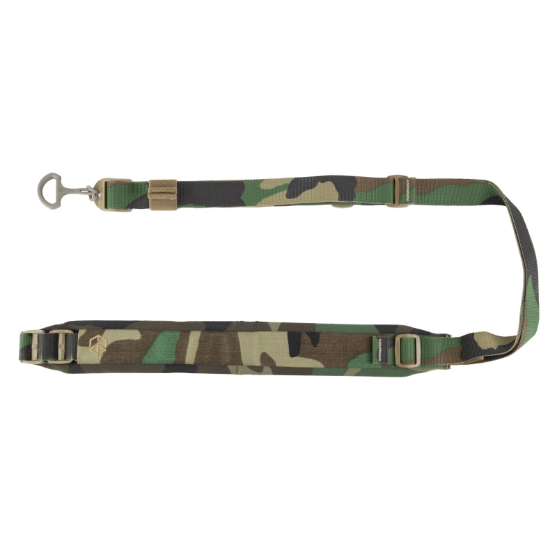 Edgar Sherman Design, Esd Sling, Padded, 2-Point Combat Sling, 1" Matte, M81 Woodland, 20+ Inches Of Adjustment, Mounting Hardware Not Included
