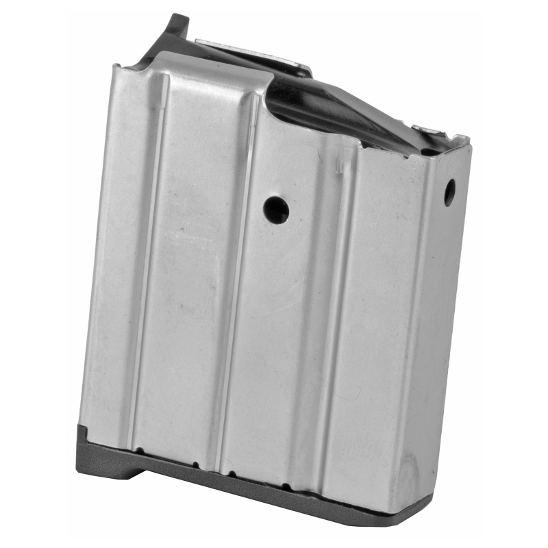 Promag, Magazine, 223 Rem, 10 Rounds, Fits Ruger Mini-14, Steel, Nickel Finish