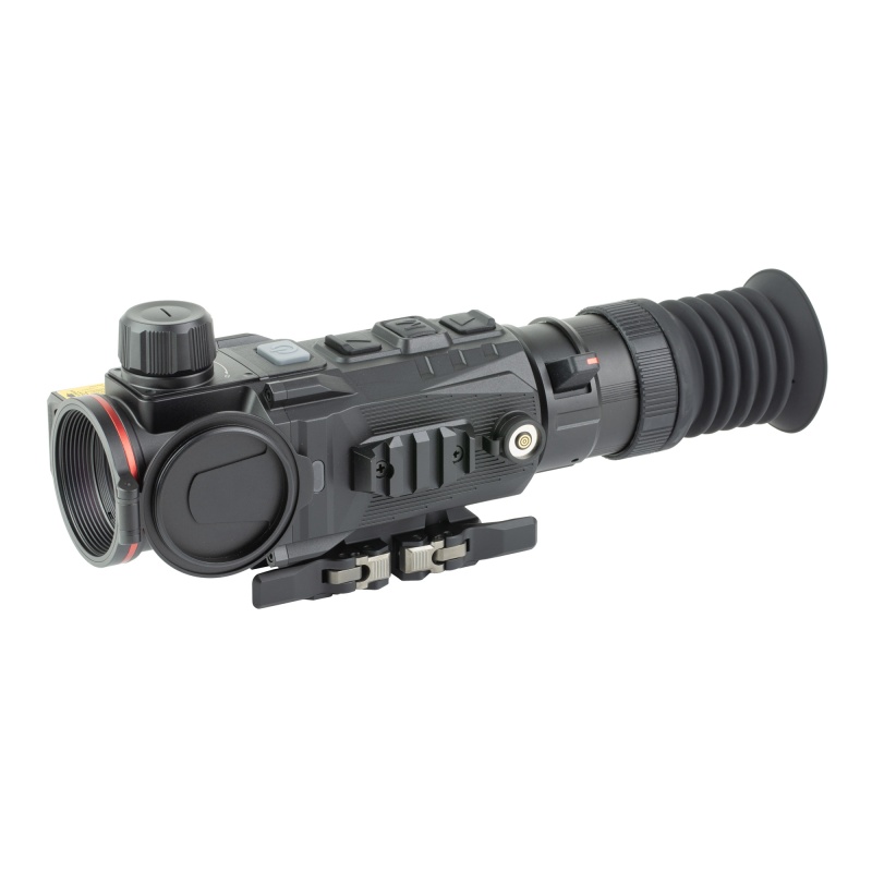 Nocpix, Rico 3 L35r, Thermal Imaging Sight, 3X Magnification, 35Mm Objective, 384X288, 1,600 Yard Laser Range Finder & Onboard Ballistic Calculator, Black, Includes Quick Detach Mount