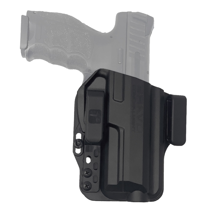 Bravo Concealment, Torsion, Iwb Concealment Holster, Waistband Clips, Fits Hk Vp9, Right Hand, Black, Polymer