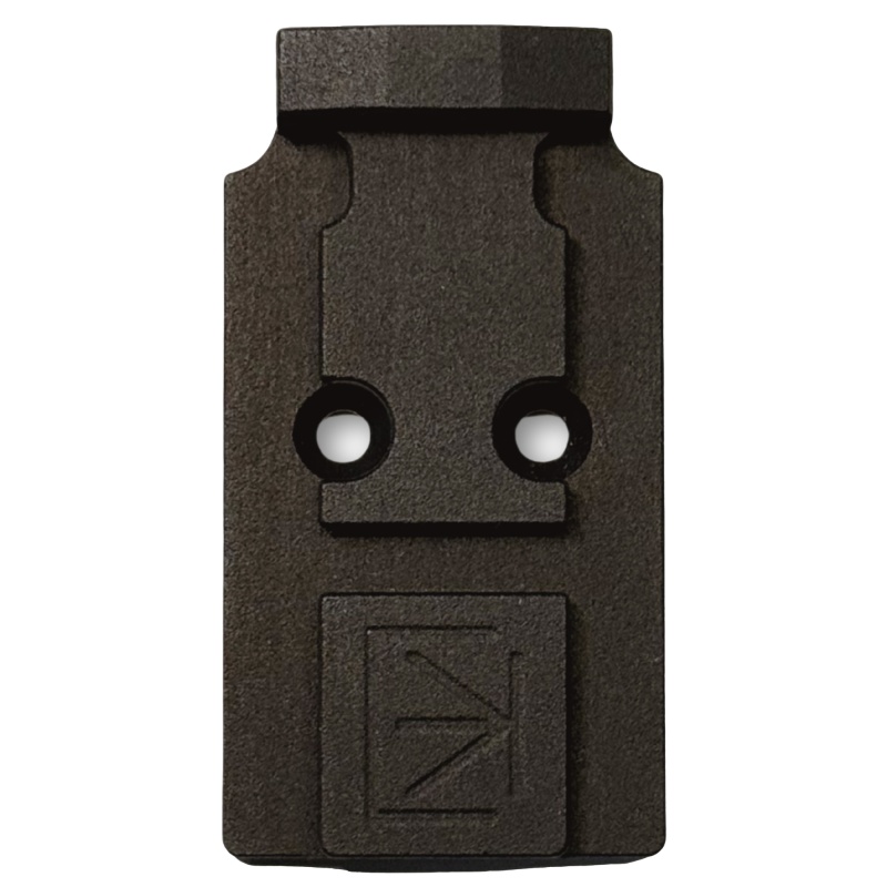 Calculated Kinetics, Dogtag Optic Plate, For Aimpoint Acro, Fits Walther Pdp 2.0 And F Series, Anodized Finish, Black
