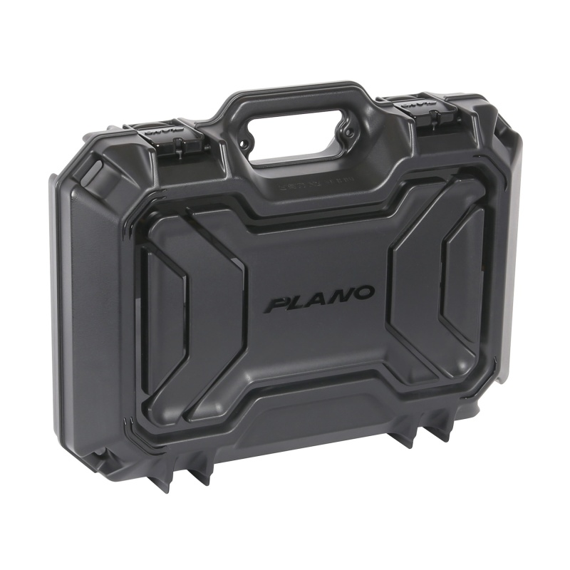 Plano, Tactical Gun Case, Pistol Case, Heavy-Duty Injection-Molded Polymer Construction, Includes High-Density Interlocking Foam, Black, 18.25X13.88X4.75, 2.4 Lbs