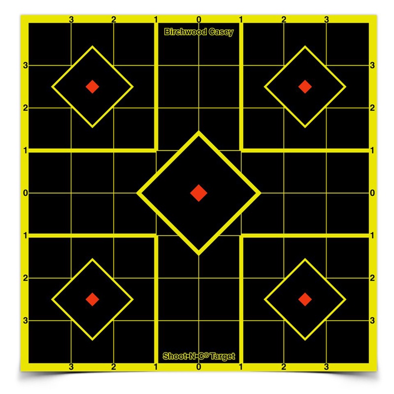 Birchwood Casey, Shoot-N-C Target, Sight-In, 8", 15 Targets