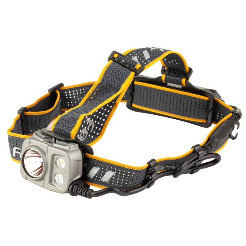 Fenix, Hp25r V2, Headlamp, White/Red Led, 1,600 Lumens, Matte Finish, Black, Includes Headband And Rechargeable Arb-L21-5000 Battery