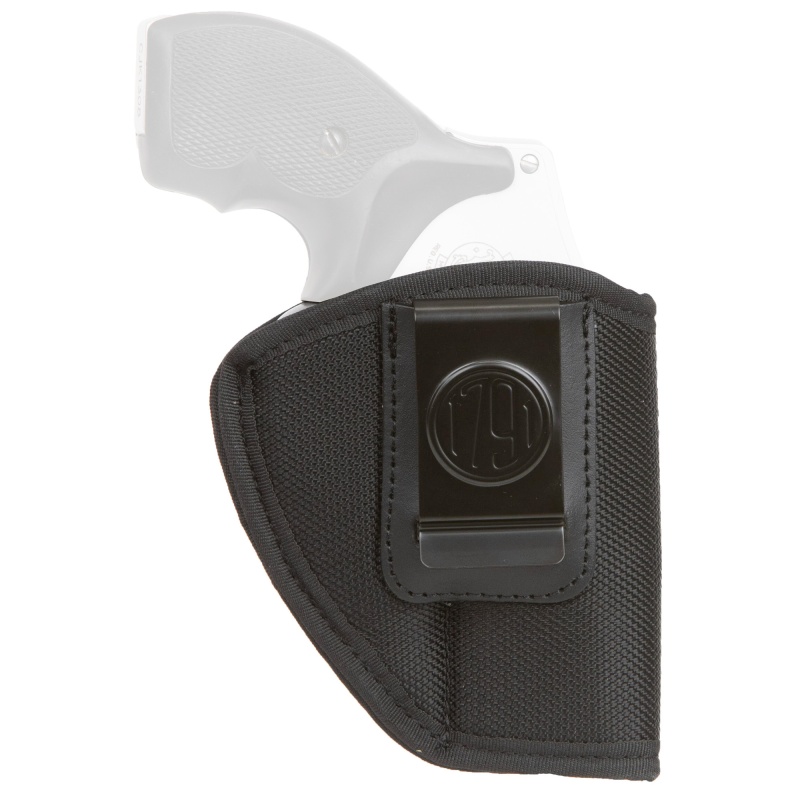 1791 Gunleather, Premium Nylon, Inside Waistband Holster, Size 2, Matte Finish, Nylon Construction, Black, Right Hand