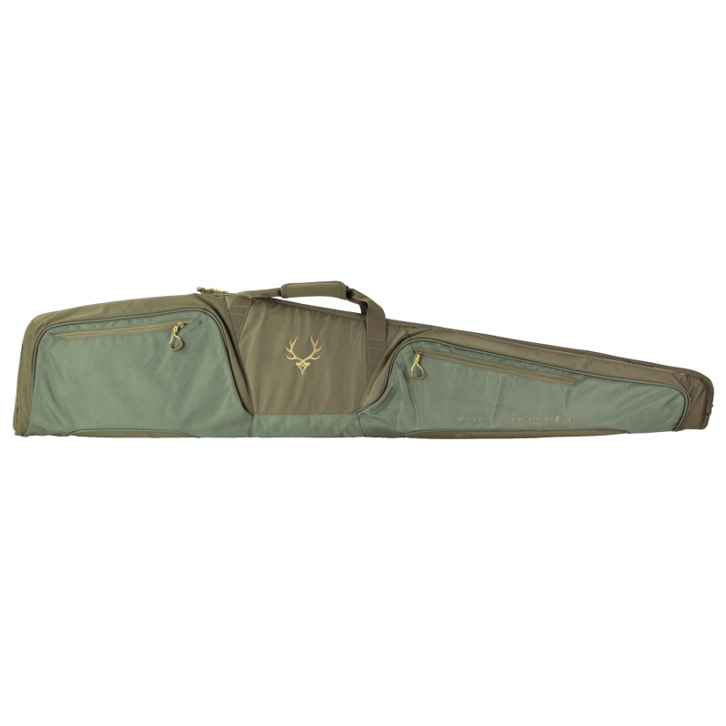 Evolution Outdoor, Hill Country Ii Rifle Case, 54"X11.5", 1680 Denier Polyester, Green/Walnut, Fits Scoped Rifles