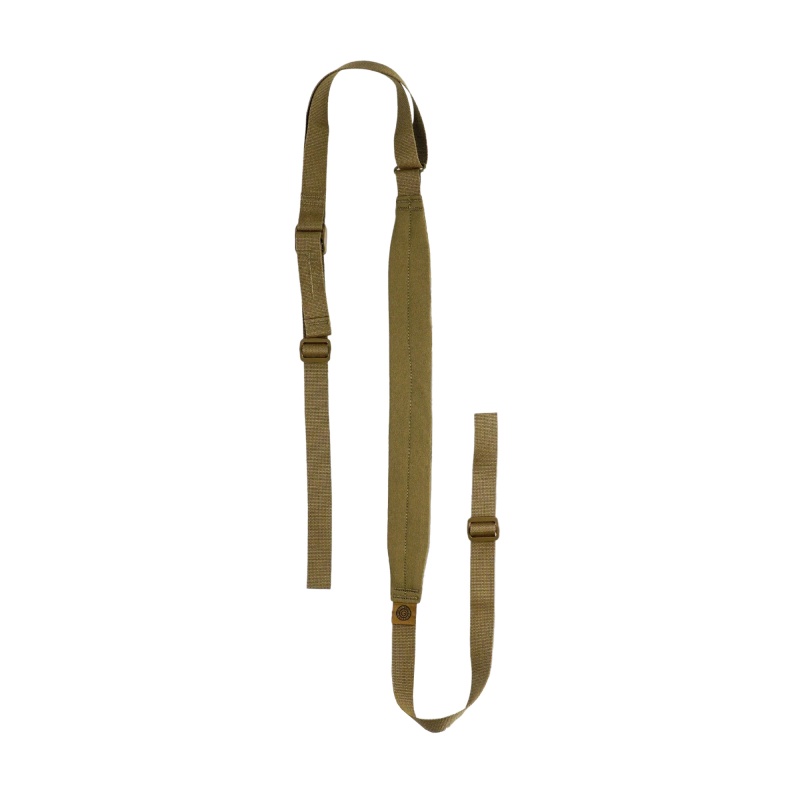 Gbrs Group, Second Best Sling, 40" Adjustable Front End, 20" Adjustable Back End, 16" Minimalist Neck Pad, Coyote, Mounting Hardware Not Included