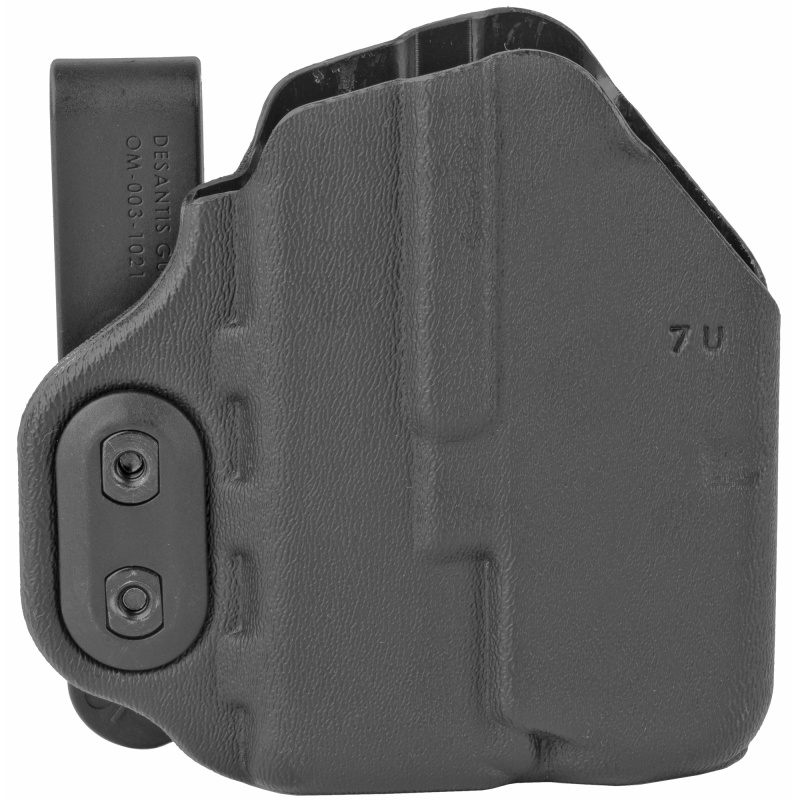 Desantis Gunhide, 137, Slim-Tuk, Inside Waistband Holster, Ambidextrous, Black, Fits Springfield Hellcat With Tlr-6, Kydex