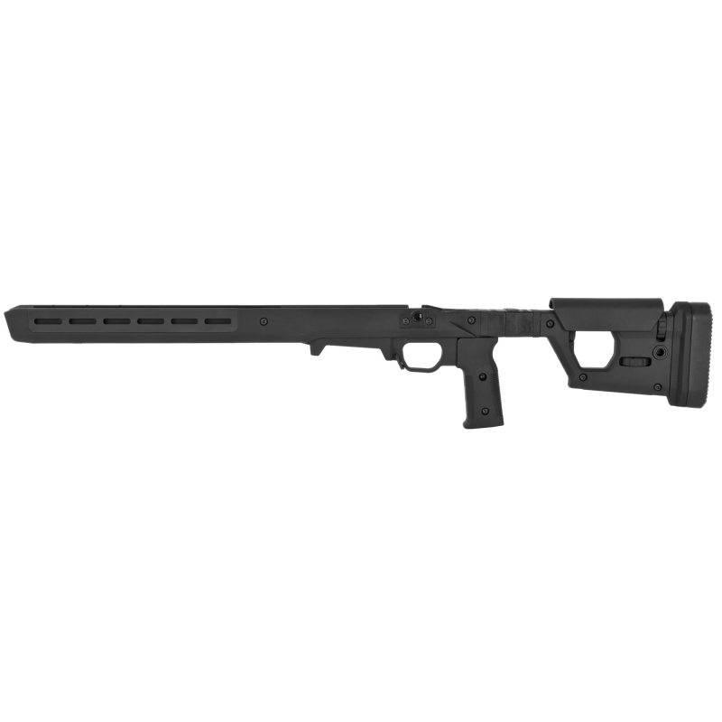 Magpul Industries, Pro 700L Chassis, Fits Remington 700 Long Action, Fits Most Long Action Aics Pattern Magazines, Fully Adjustable/Ambidextrous, Push Button Folding, Billet Aluminum/Magpul Polymer Material, Black