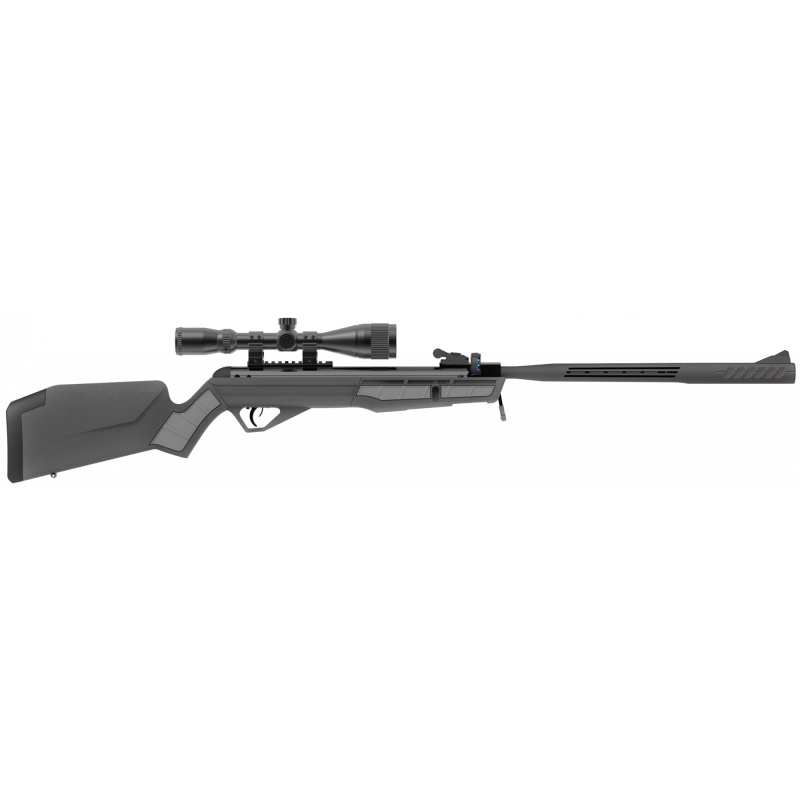 Crosman, Mag Fire Rifle, Air Rifle, 22 Pellets, 975 Feet Per Second, 15" Barrel, Synthetic Stock, 10Rd, Black/Gray