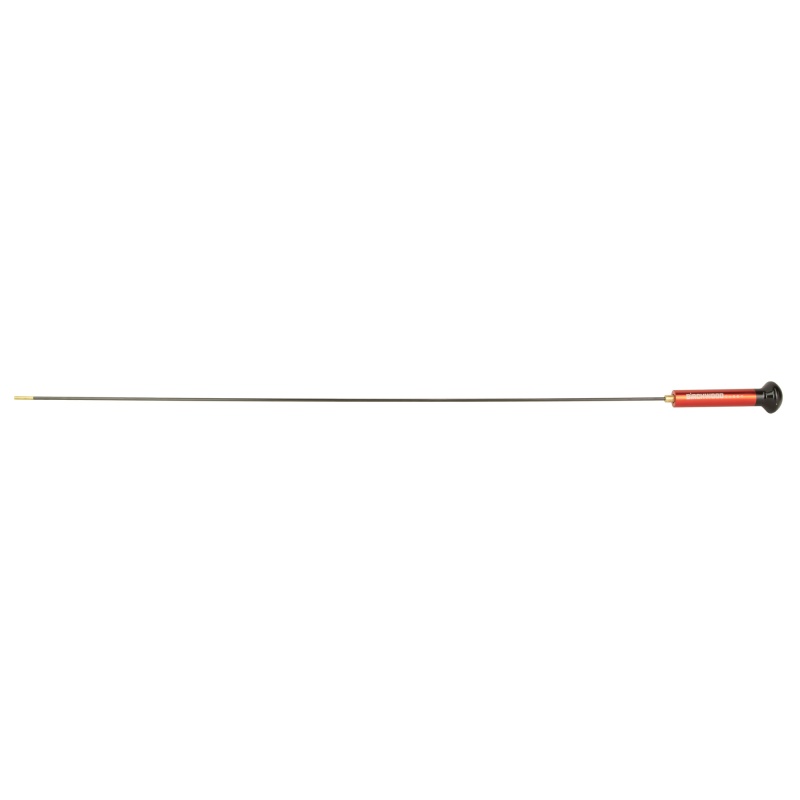 Birchwood Casey, Premium Carbon, One Piece Cleaning Rod, 36", For .22-.264 Caliber Bores, Black/Red