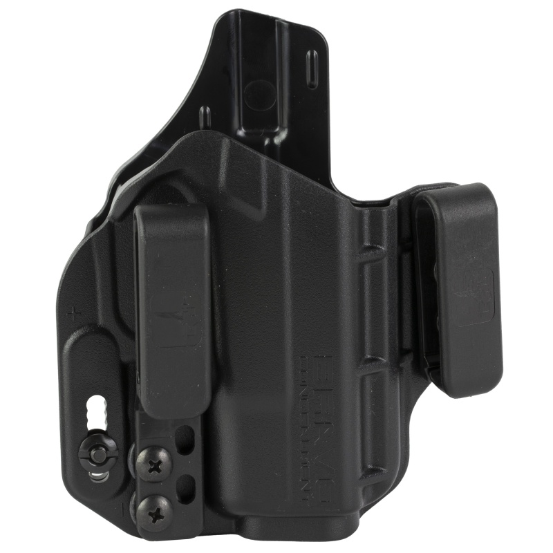 Bravo Concealment, Torsion, Iwb Concealment Holster, Waistband Clips, Fits Glock 42, Right Hand, Black, Polymer