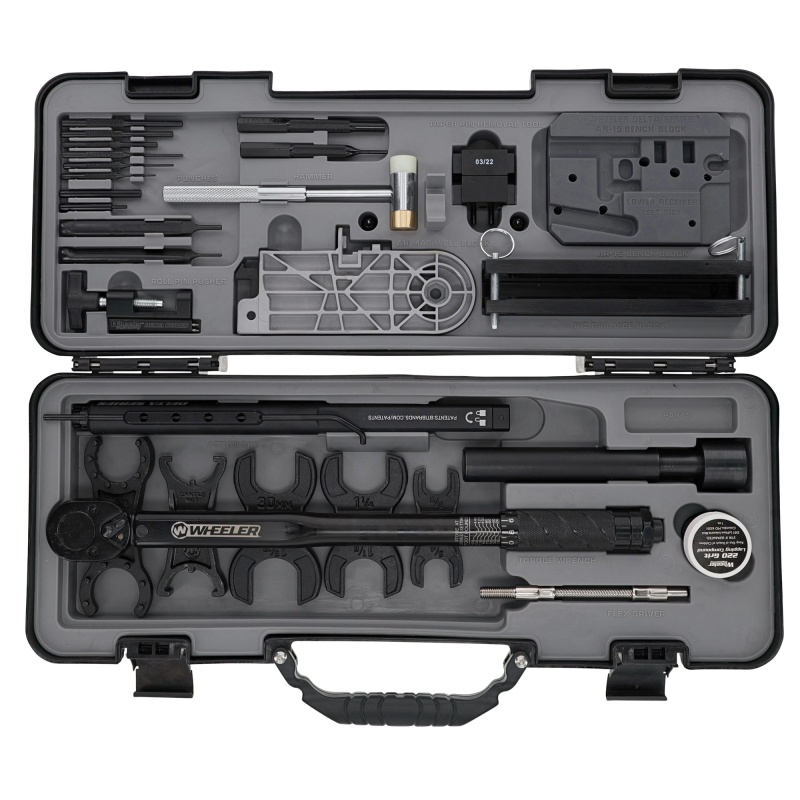 Wheeler, Delta Series Pro, Ultimate Ar15 Armorer's Kit, Black, 28 Piece, Steel/Plastic Construction