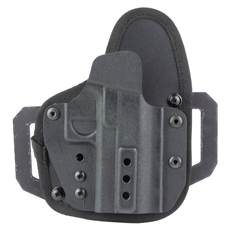 Hoftac, Omnicarry, Outside Waistband Holster, Multi Fit Micro Pistol, Kydex, Black, Right Hand
