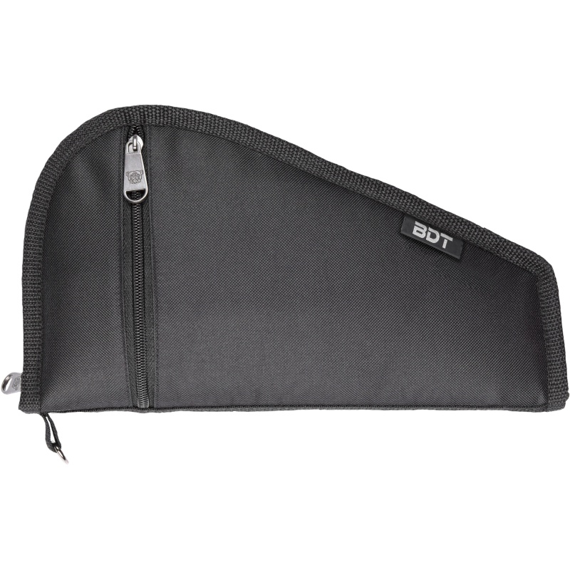 Bulldog Cases, Deluxe Pistol Case W/ Pocket And Sleeve, Black, 12"X6"