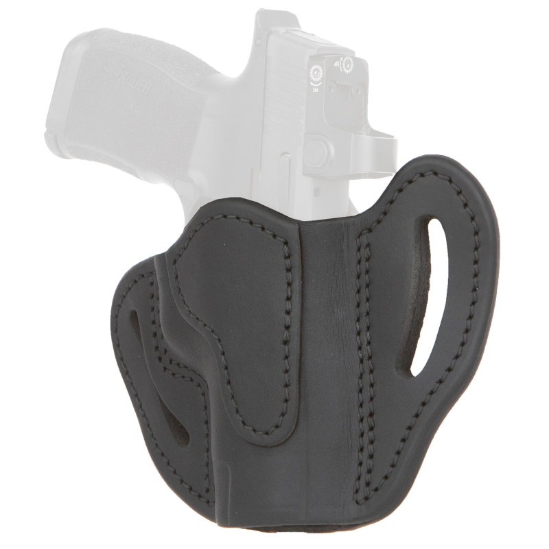 1791 Gunleather, Bhc Max, Outside Waistband Holster, Fits Glock 48, Sig P365xl, Springfield Hellcat Pro And Similar Frames, Matte Finish, Leather Construction, Stealth Black, Right Hand