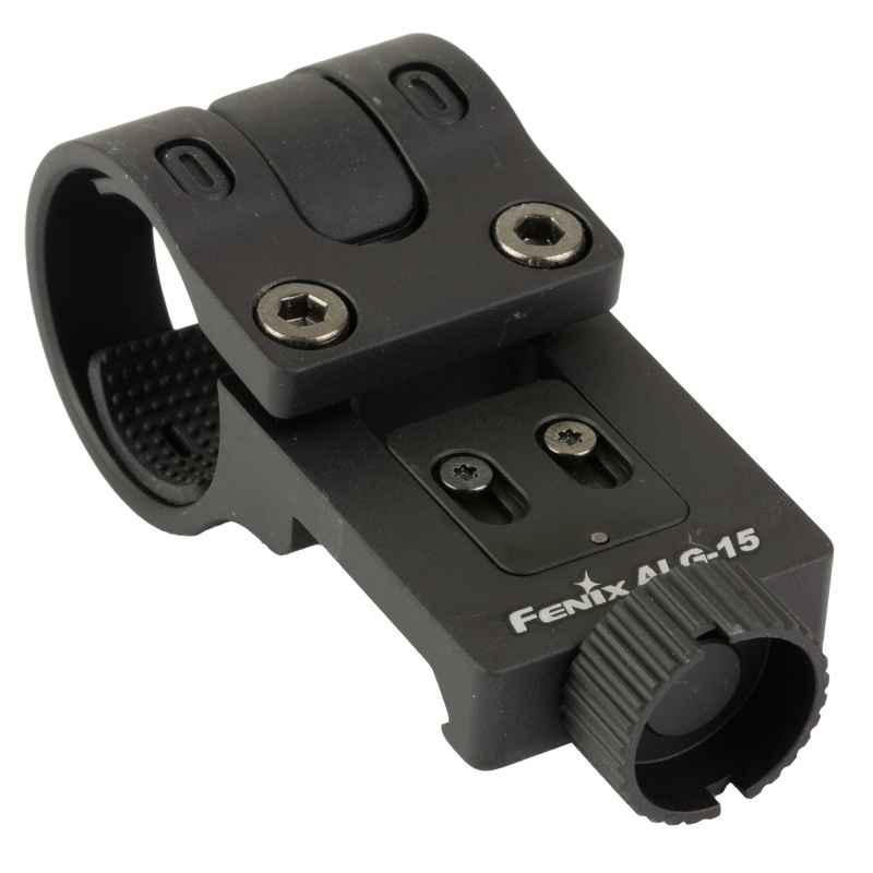 Fenix, Alg-15, Picatinny Rail Mount, Fits Any Flashlight With Diameter Of 0.925"-1.02" With A Head Smaller Than 1.5", Anodized Finish, Black