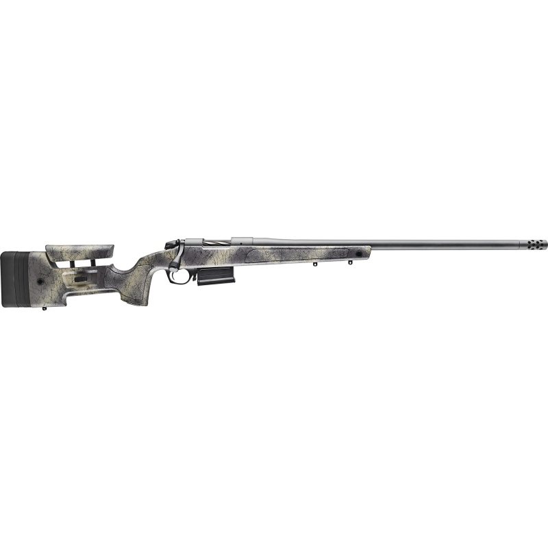 Bergara, B-14 Wilderness Series, Hmr, Bolt Action Rifle, 7Mm Remington Magnum, 24" Barrel, Threaded 5/8X24, Omni Muzzle Brake, Fluted Bolt, Cerakote Finish, Sniper Gray, Molded Hmr Stock W/ Mini-Chassis, Right Hand, 5 Rounds, 1 Aics Style Magazine