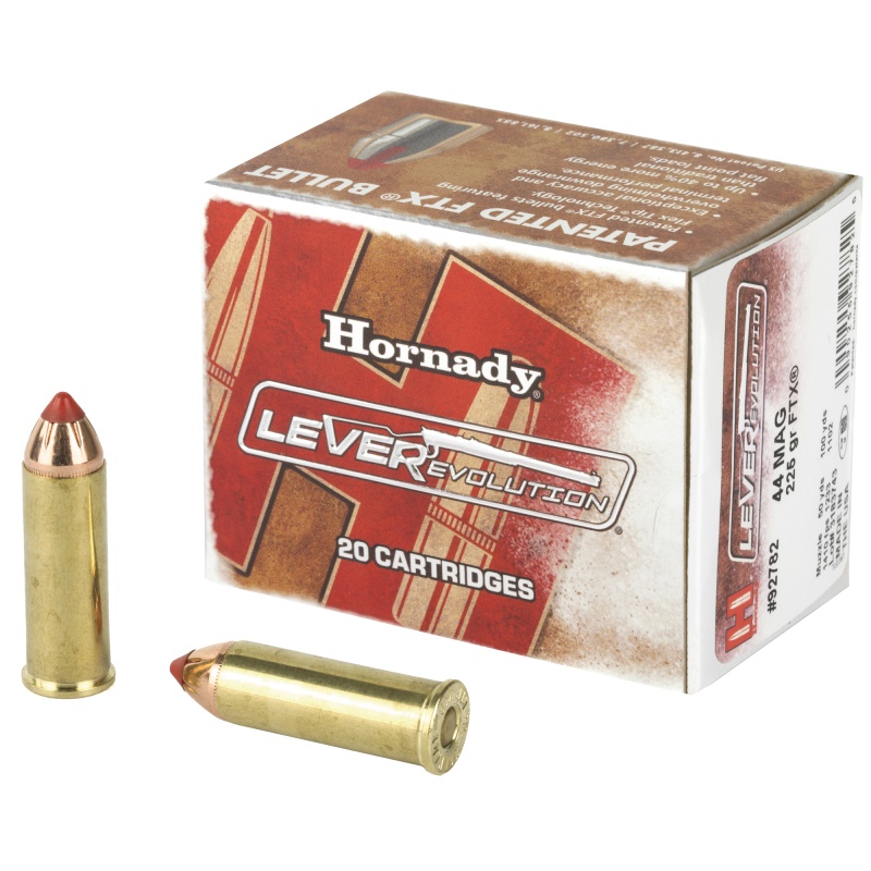 Hornady, Leverevolution, 44Mag, 225 Grain, Flextip, 20 Round Box