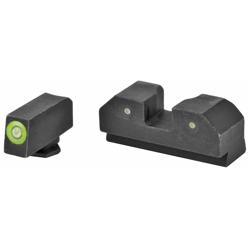 Xs Sights, R3d Night Sights, Green Front Dot, Fits Glock 20/21/29/30/30S/37/41, Steel/Blued