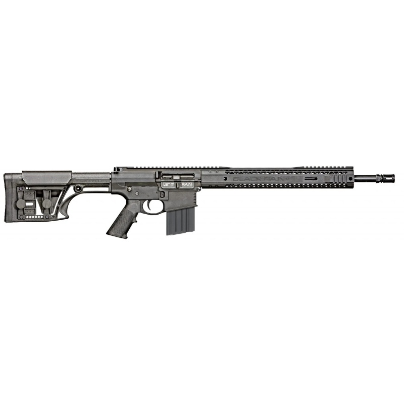 Black Rain Ordnance, Fallout 10, Semi-Automatic Rifle, Ar, 308 Winchester, 18" Chrome-Moly Barrel, Anodized Finish, Black, A2 Grip, Luth Ar Stock, 15" Free Float M-Lok Handguard, 20 Rounds, 1 Magazine