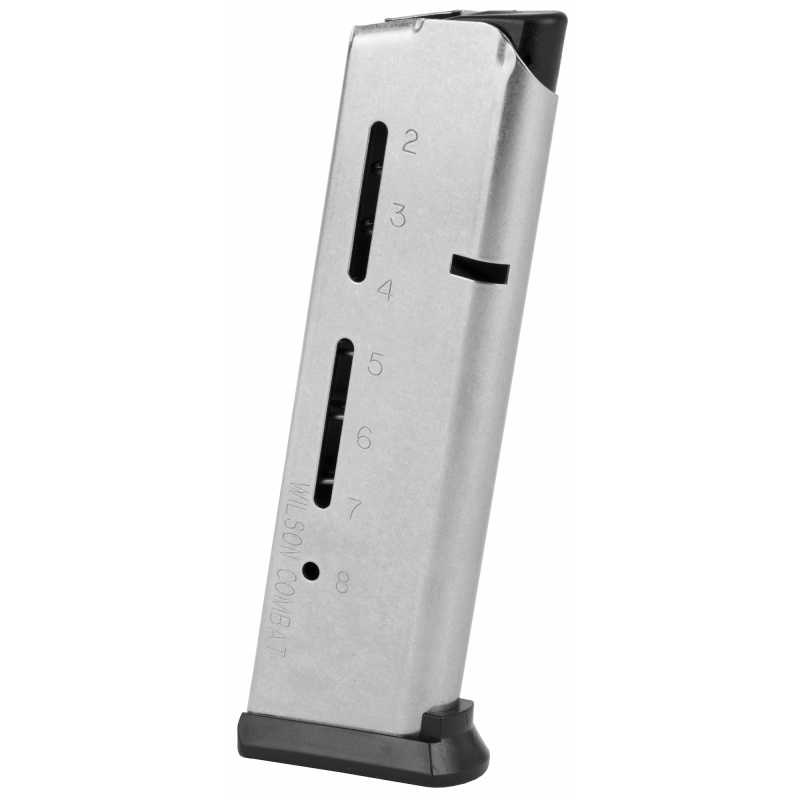 Wilson Combat, Magazine, Elite Tactical Magazine, 45Acp, 8 Rounds, Fits 1911, Stainless
