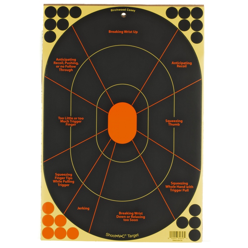 Birchwood Casey Shoot N C Handgun Trainer 5 Pack