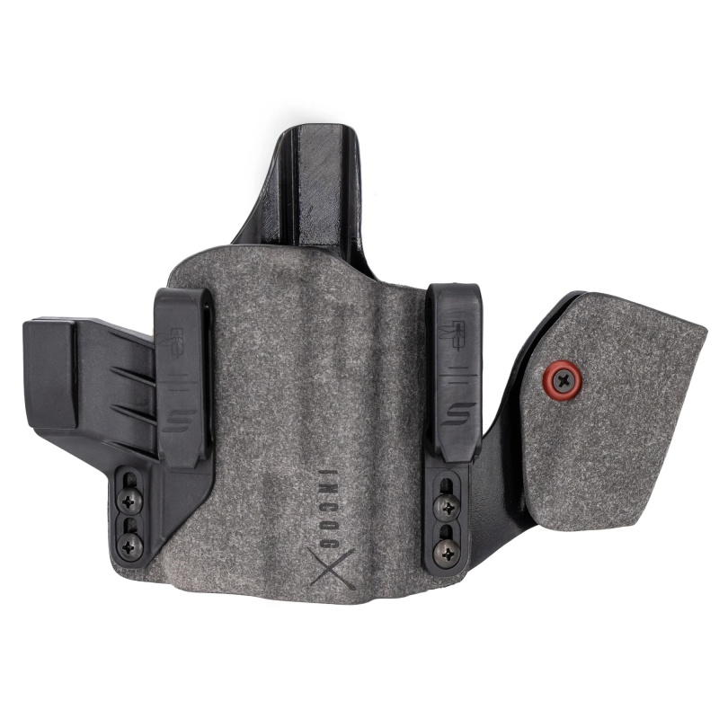 Safariland, Incog-X, Joint Collaboration With Haley Strategic, Inside The Waistband Holster, Fits Smith & Wesson M&P M2.0 W/Light, Integrated Magazine Caddy, Microfiber Suede Wrapped Boltaron Construction, Gray, Right Hand