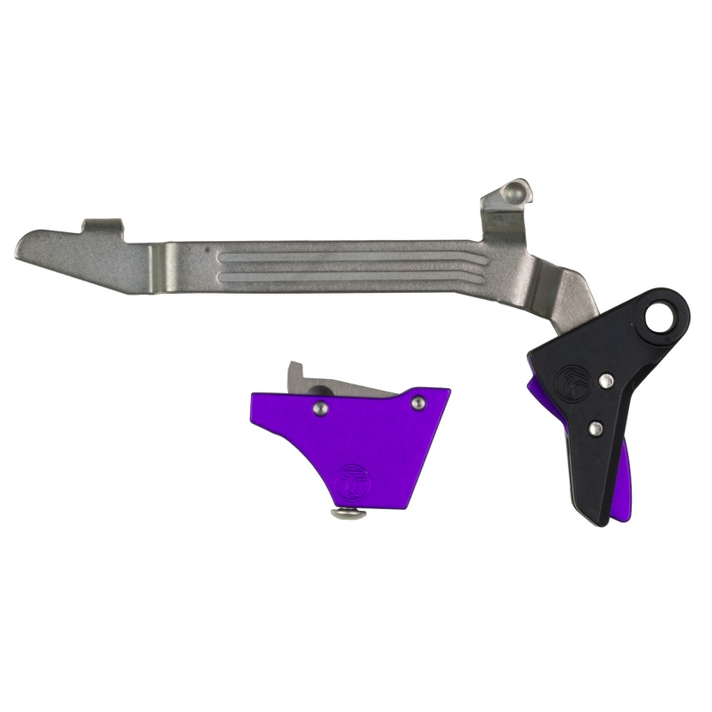 Timney Triggers, Alpha Competition Trigger, Anodized Finish, Purple, Fits Large Frame Gen 3 & Gen 4 - 20, 21, 29, 30, 40 And 41